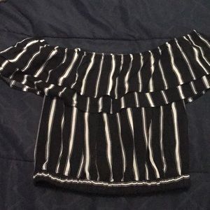 Off the shoulder flow top